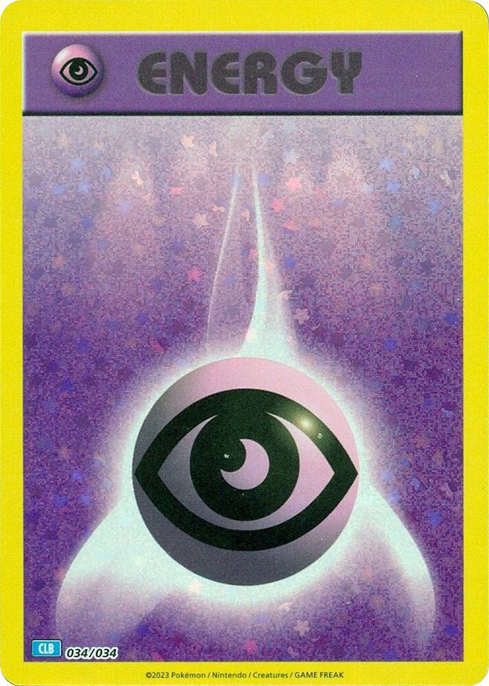 Basic Psychic Energy - 034/034 - Promo - CLB [tcgc-CLB034] [Holo]