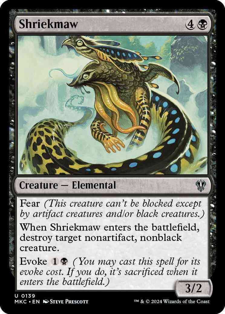 Shriekmaw [139] [Murders at Karlov Manor: Commander] [Non-Foil]