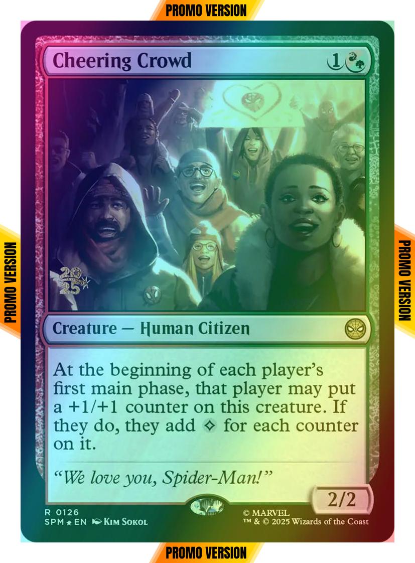 Cheering Crowd [126s] [Marvel's Spider-Man: Promos] [Foil]