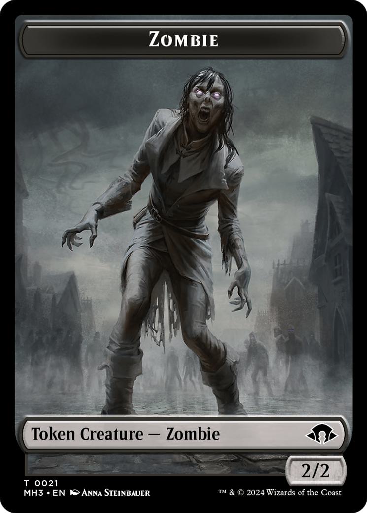 Plant Token (26) // Zombie Token (21) [Modern Horizons 3: Tokens] [Non-Foil]