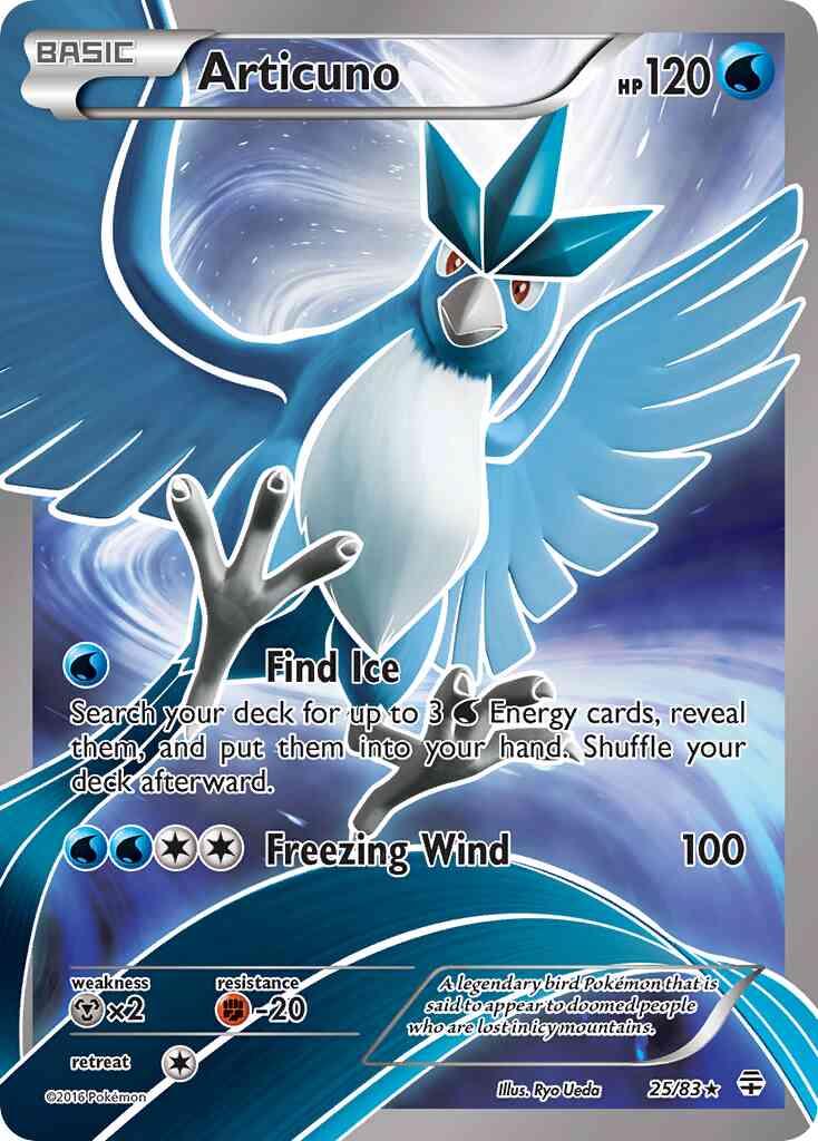 Articuno - 25/83 - Rare Ultra [g1-25] [Ultra]