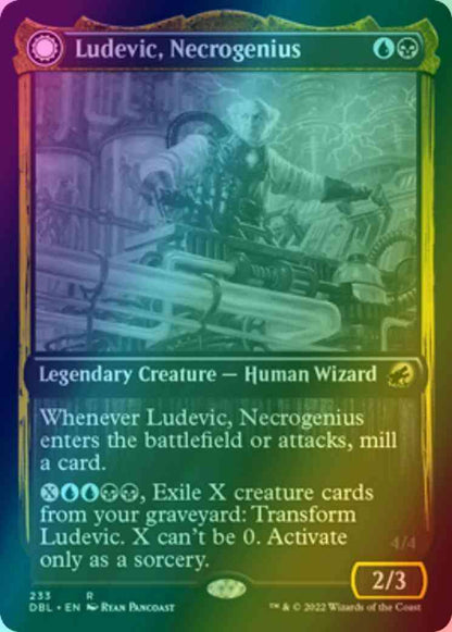 Ludevic, Necrogenius // Olag, Ludevic's Hubris [233] [Innistrad: Double Feature] [Foil]