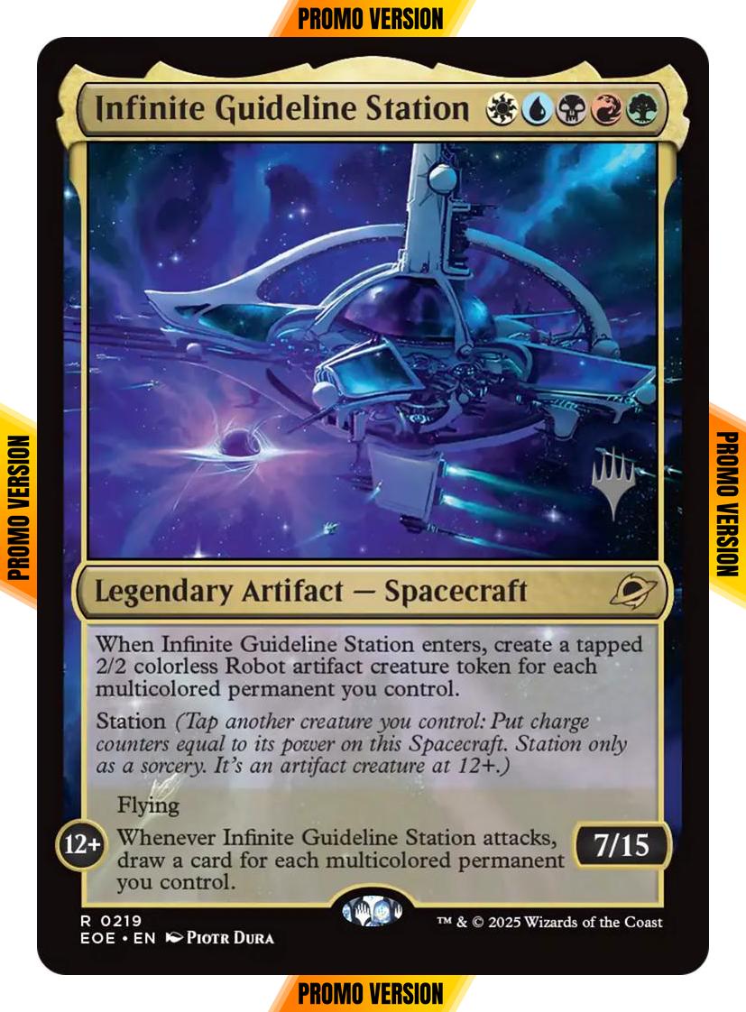 Infinite Guideline Station [219p] [Promo Pack] [Edge of Eternities: Promos] [Non-Foil]