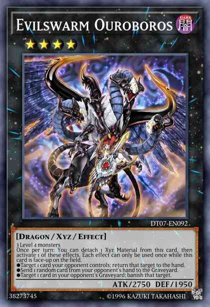 Evilswarm Ouroboros - HA07-EN065 - Secret Rare - 1st Edition