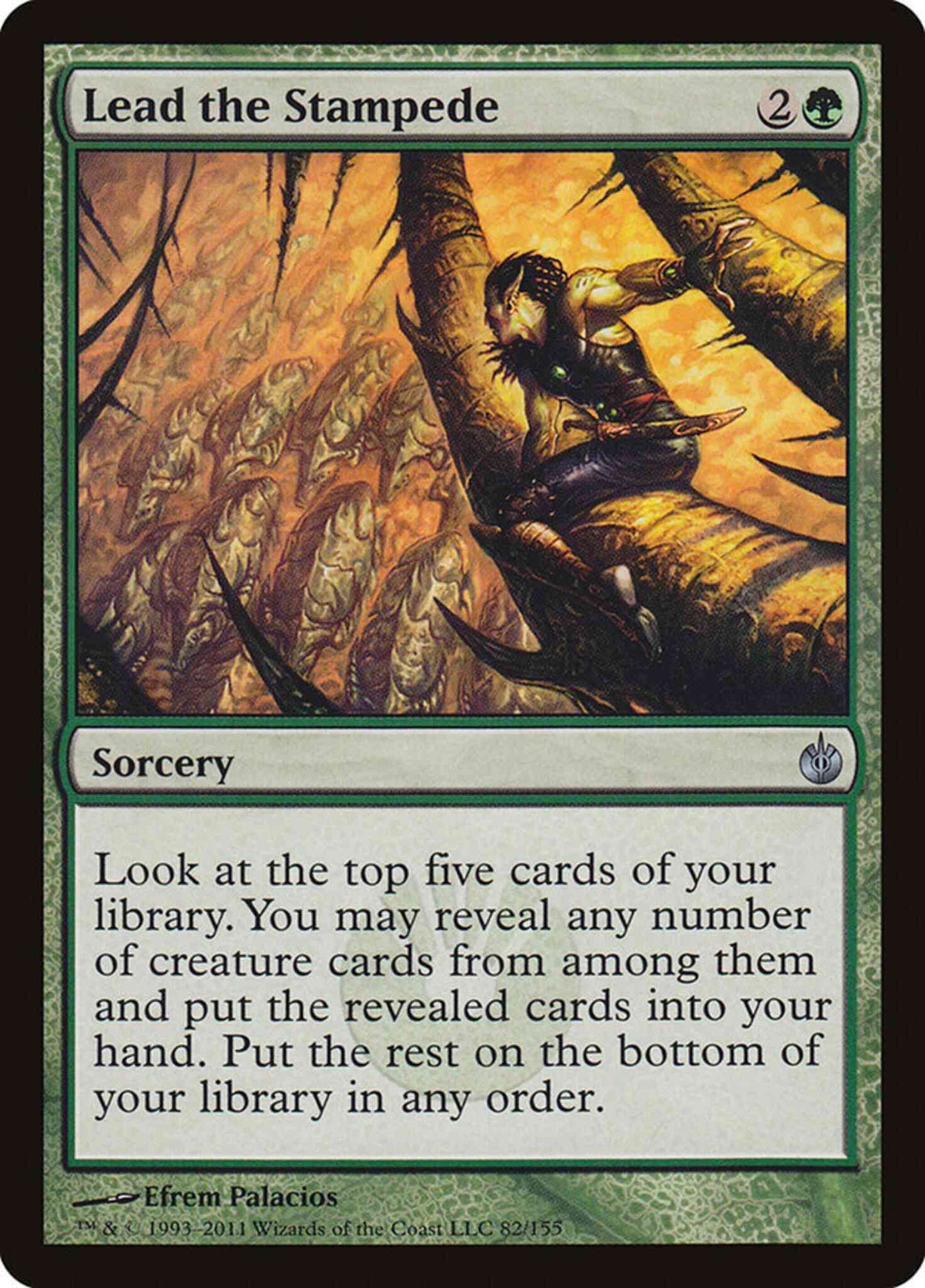 Lead the Stampede [82] [Mirrodin Besieged] [Non-Foil]