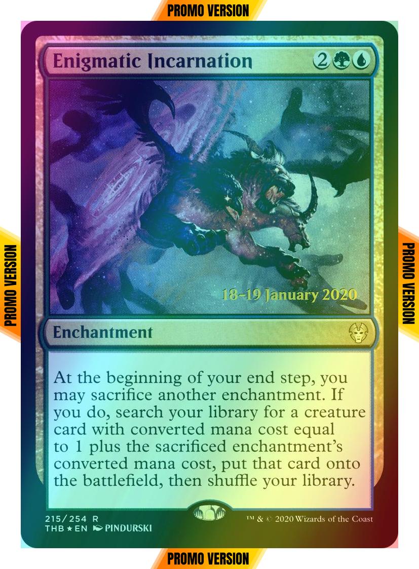 Enigmatic Incarnation [215s] [Theros Beyond Death Promos] [Foil]