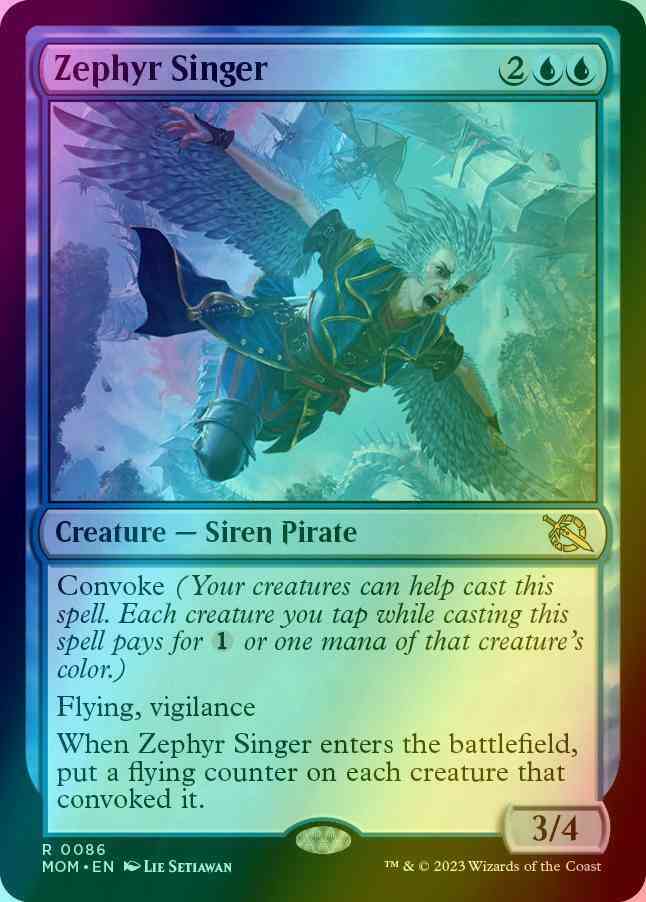 Zephyr Singer [86] [March of the Machine] [Foil]