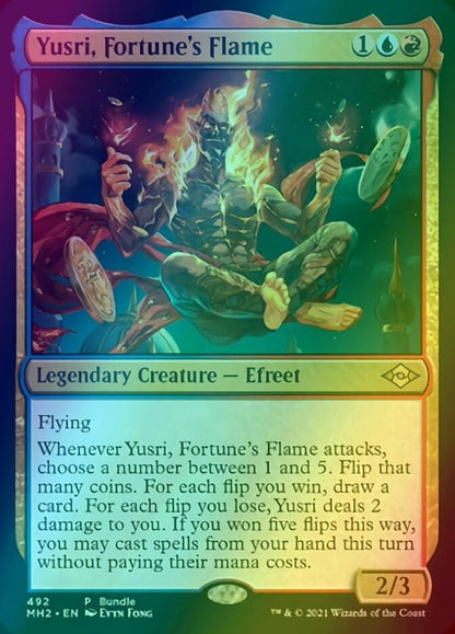 Yusri, Fortune's Flame - Bundle Promo [492] [Modern Horizons 2] [Foil]