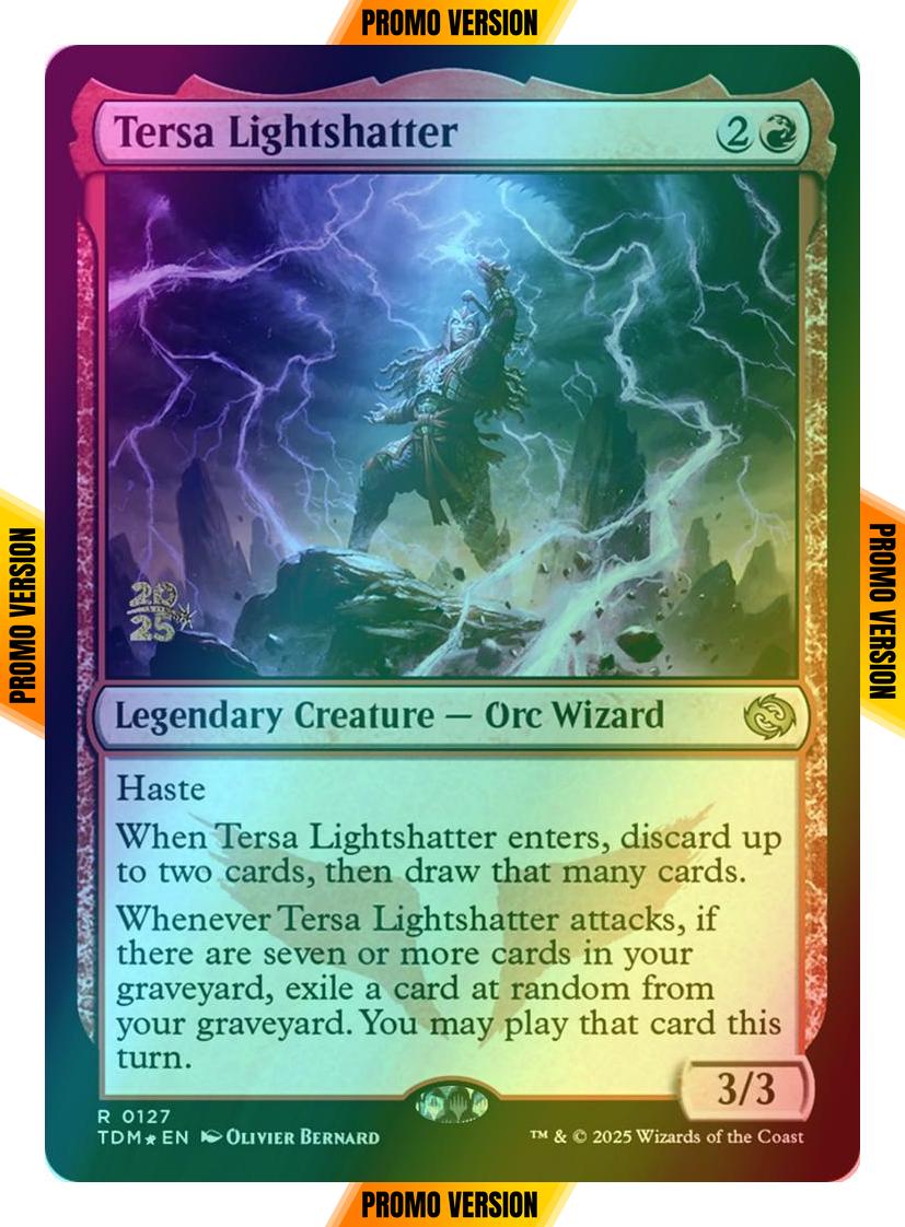 Tersa Lightshatter [127s] [Prerelease] [Tarkir: Dragonstorm: Promos] [Foil]