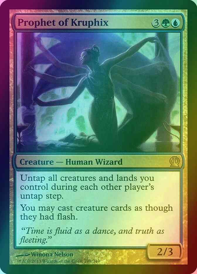 Prophet of Kruphix [199] [Theros] [Foil]