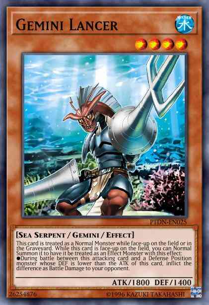 Gemini Lancer - PTDN-EN025 - Common - 1st Edition
