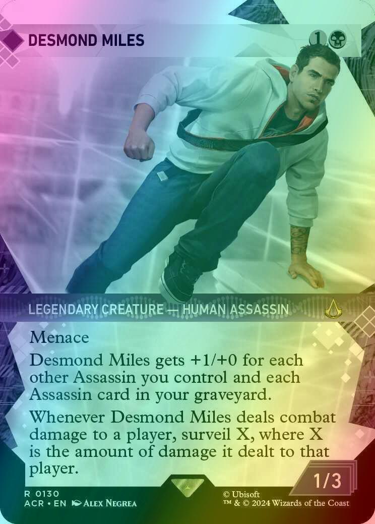 Desmond Miles [130] [Memory Corridor Showcase] [Assassin's Creed] [Foil]