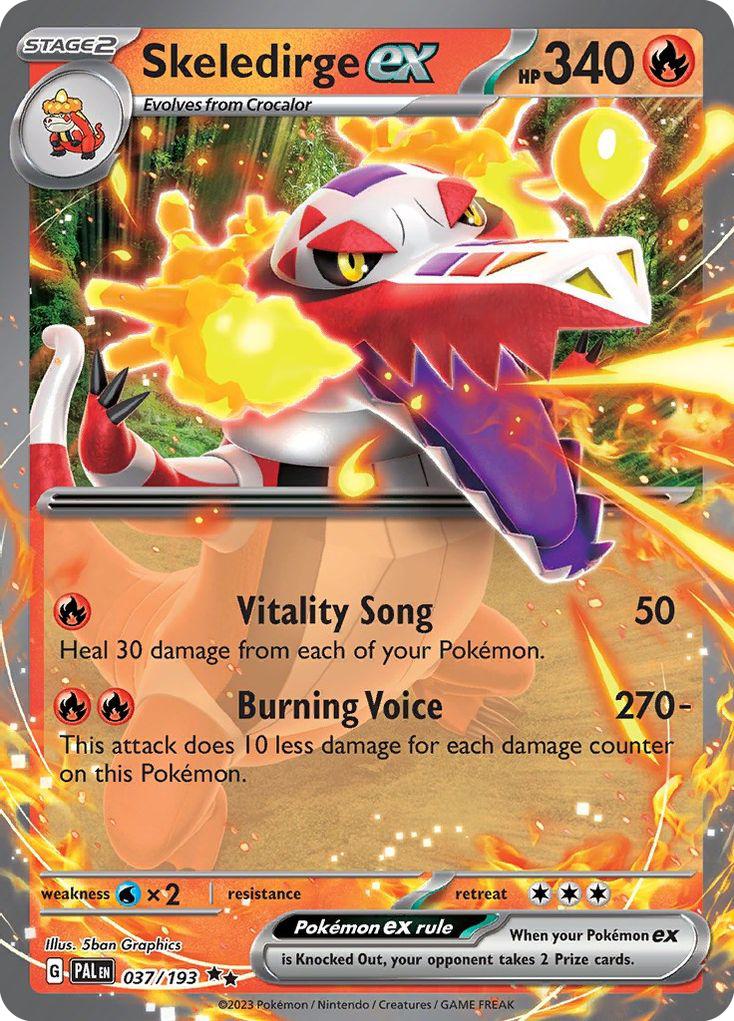 Skeledirge ex - 037/193 - Double Rare [sv02-037] [Ultra]
