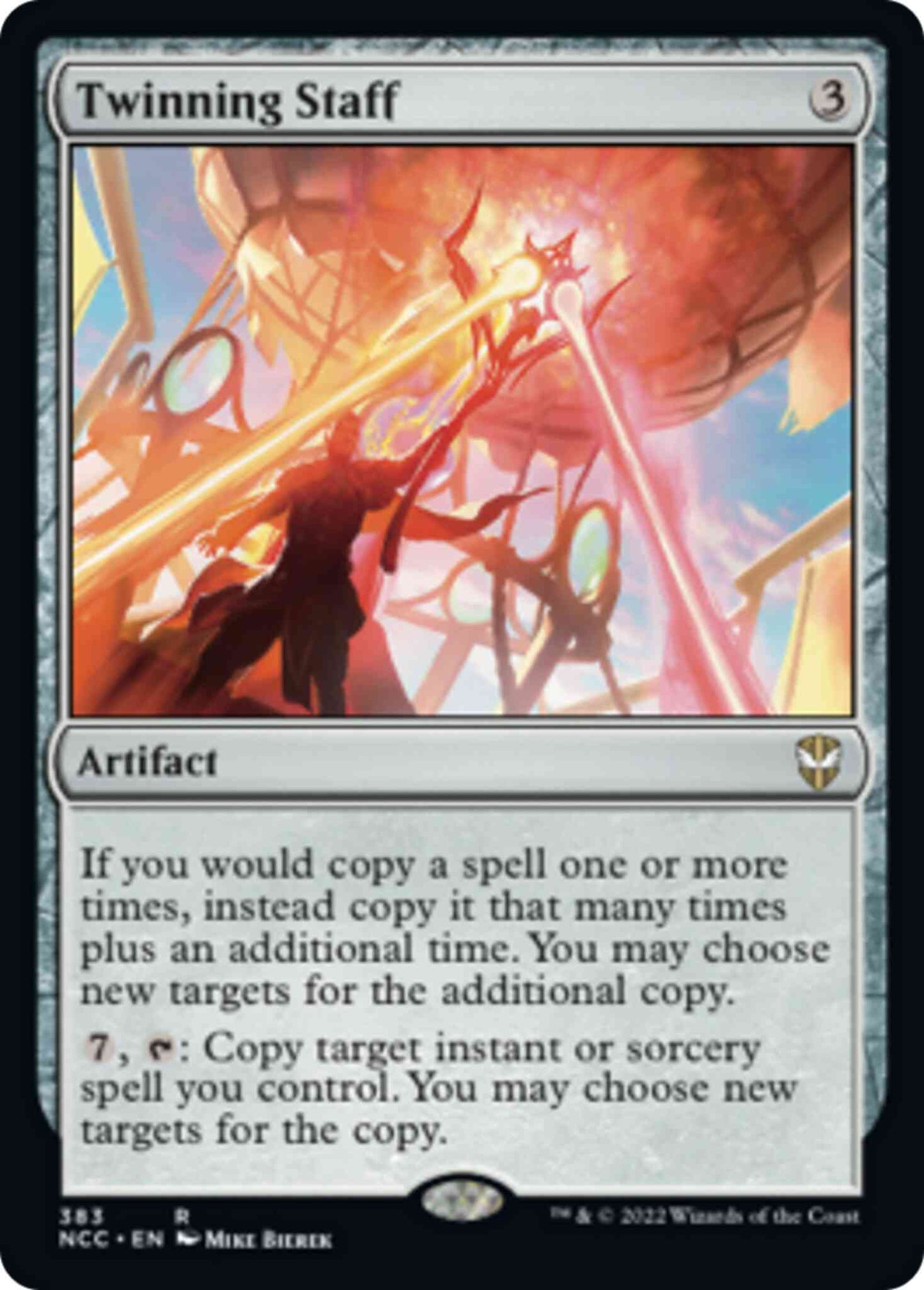Twinning Staff [383] [Streets of New Capenna: Commander] [Non-Foil]