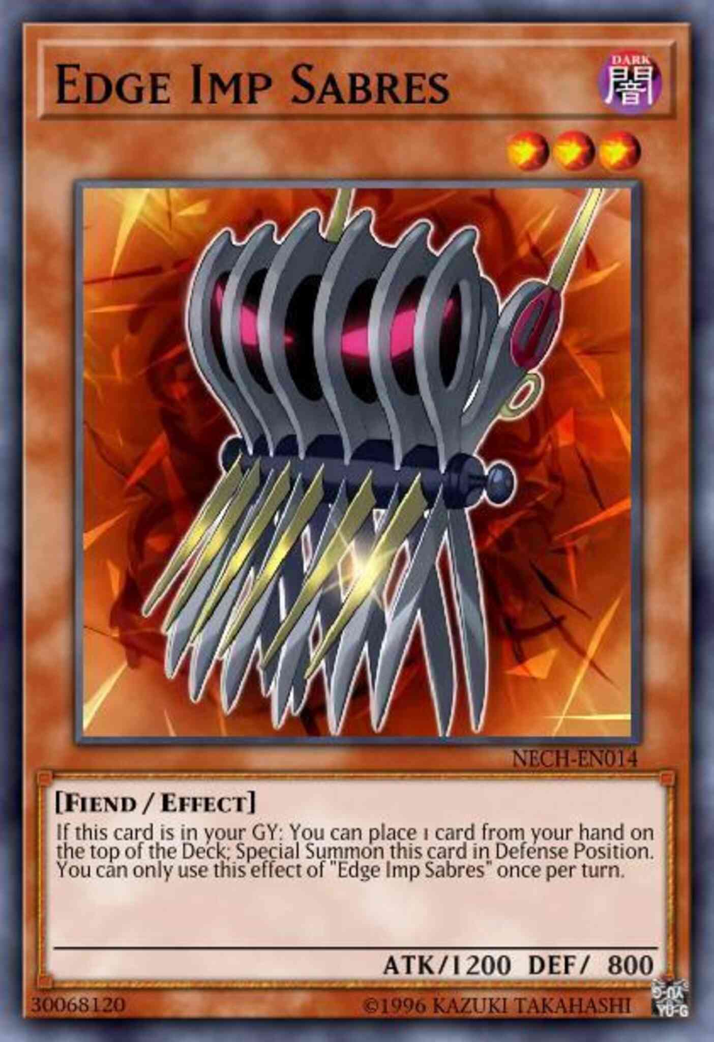 Edge Imp Sabres - NECH-ENS02 - Super Rare - Limited