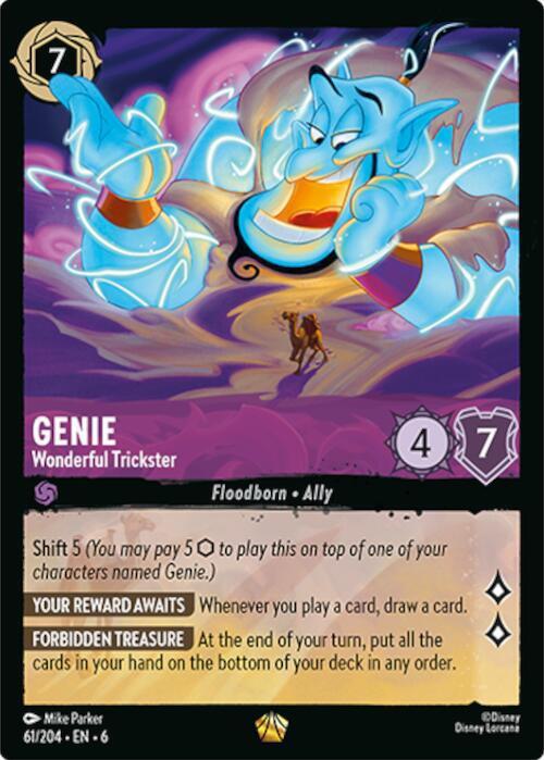 Genie - Wonderful Trickster - 61/204 [Azurite Sea] [Non-Foil]