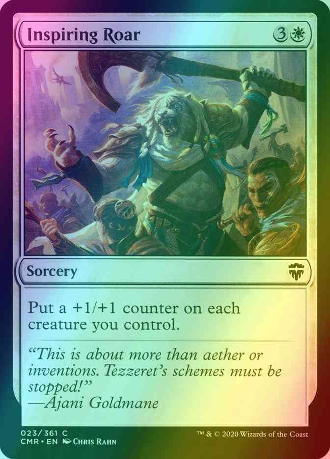 Inspiring Roar [23] [Commander Legends] [Foil]