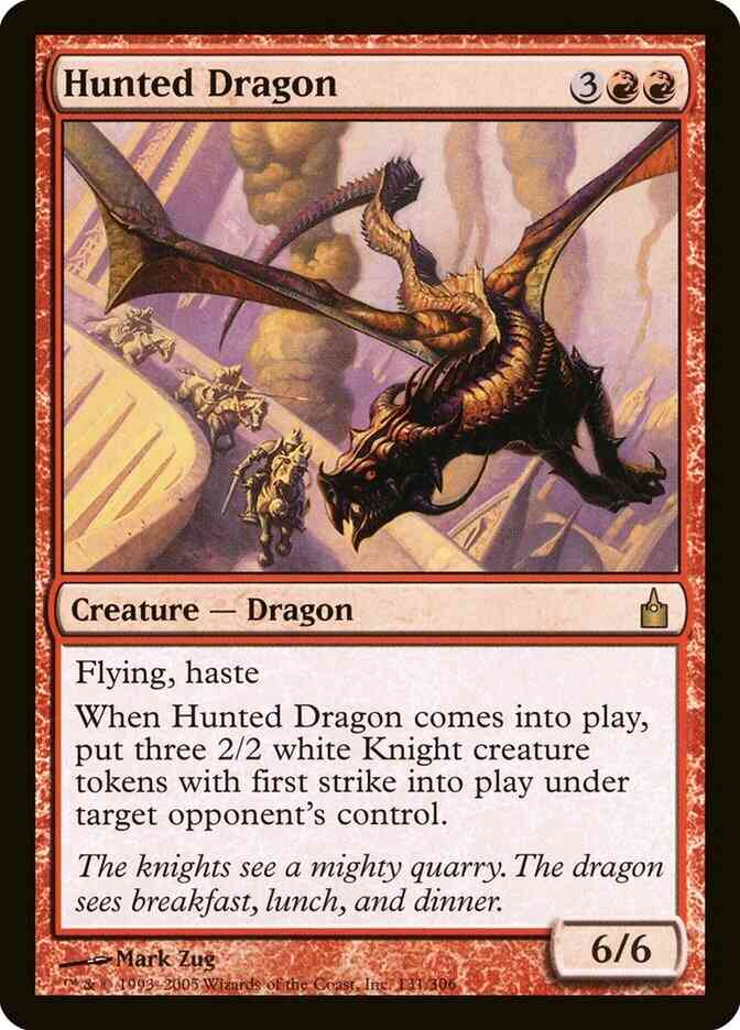 Hunted Dragon [131] [Ravnica City Of Guilds] [Non-Foil]