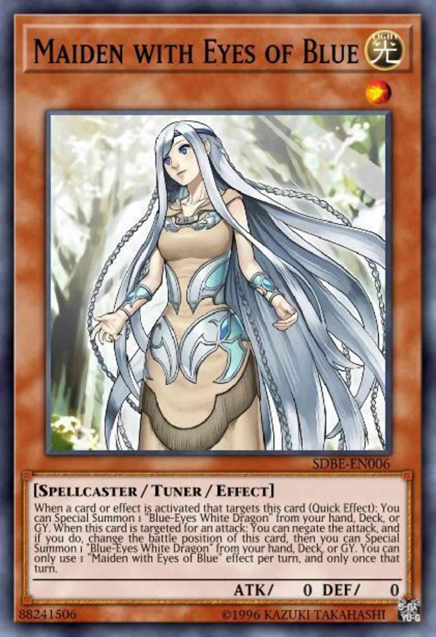 Maiden with Eyes of Blue - SDBE-EN006 - Super Rare - Unlimited