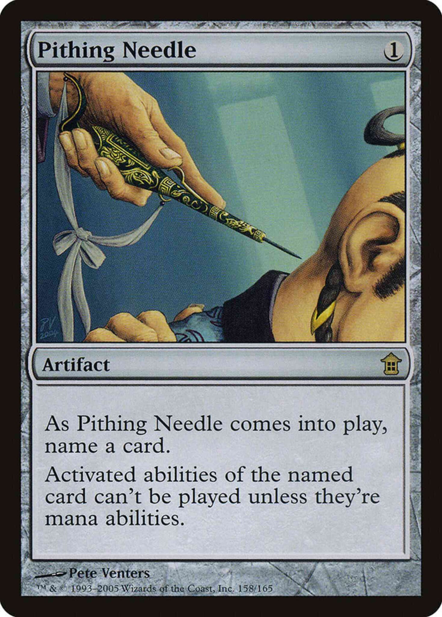 Pithing Needle [158] [Saviors of Kamigawa] [Non-Foil]