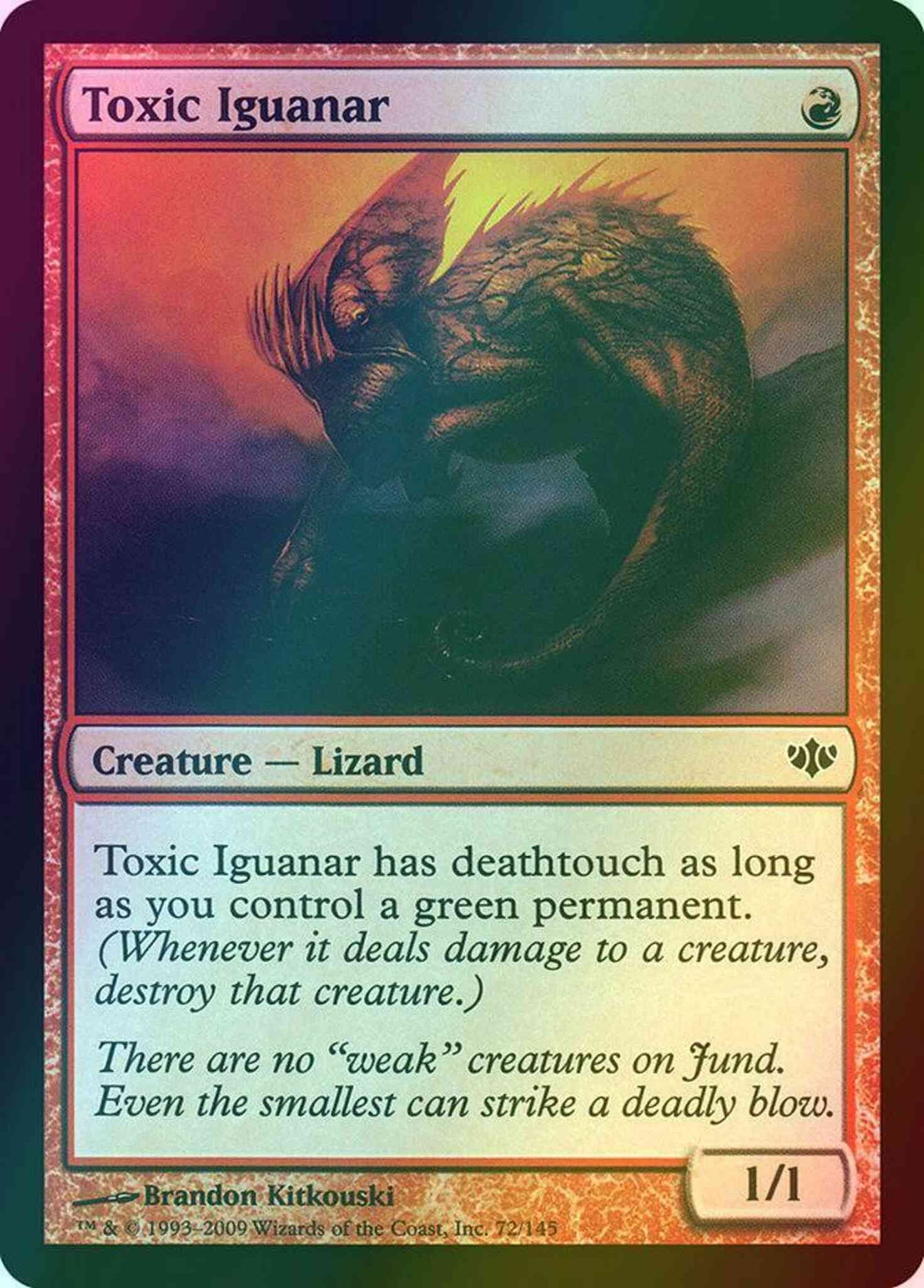 Toxic Iguanar [72] [Conflux] [Foil]