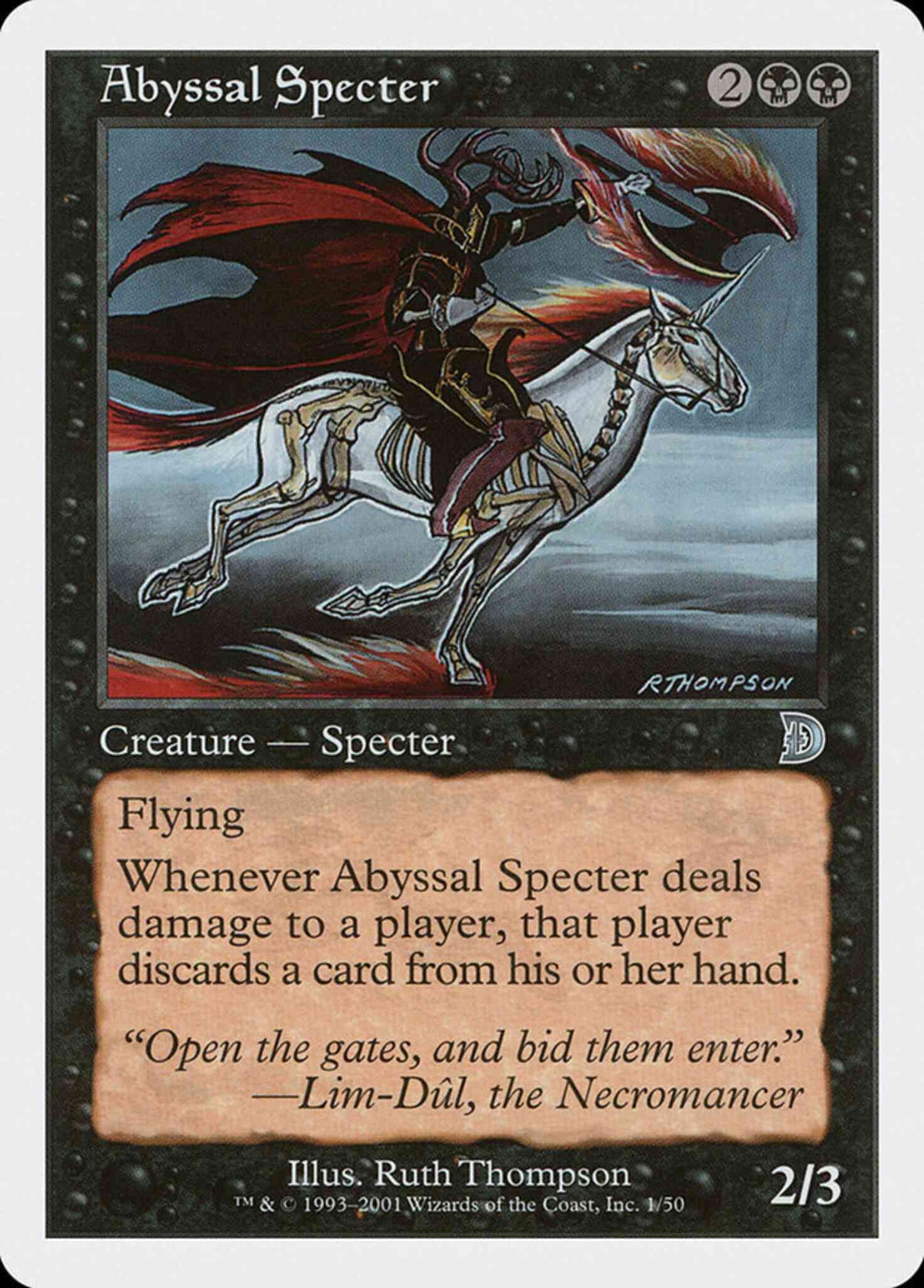 Abyssal Specter [1] [Deckmasters] [Non-Foil]