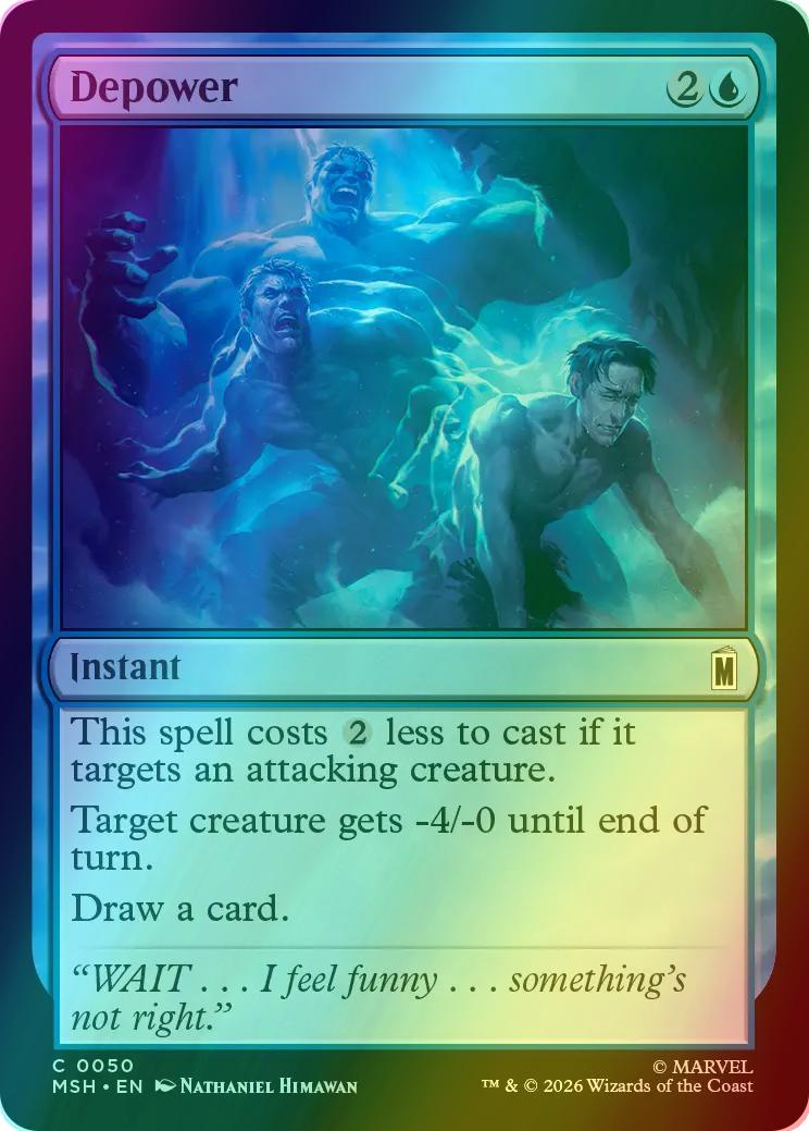 Depower [50] [Marvel Super Heroes] [Foil]