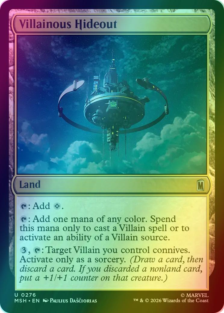 Villainous Hideout [276] [Marvel Super Heroes] [Foil]