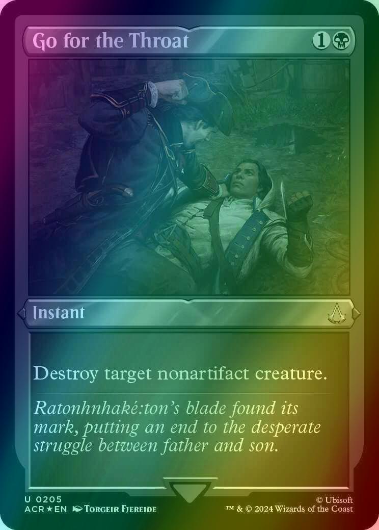 Go for the Throat [205] [Assassin's Creed] [Etched Foil]
