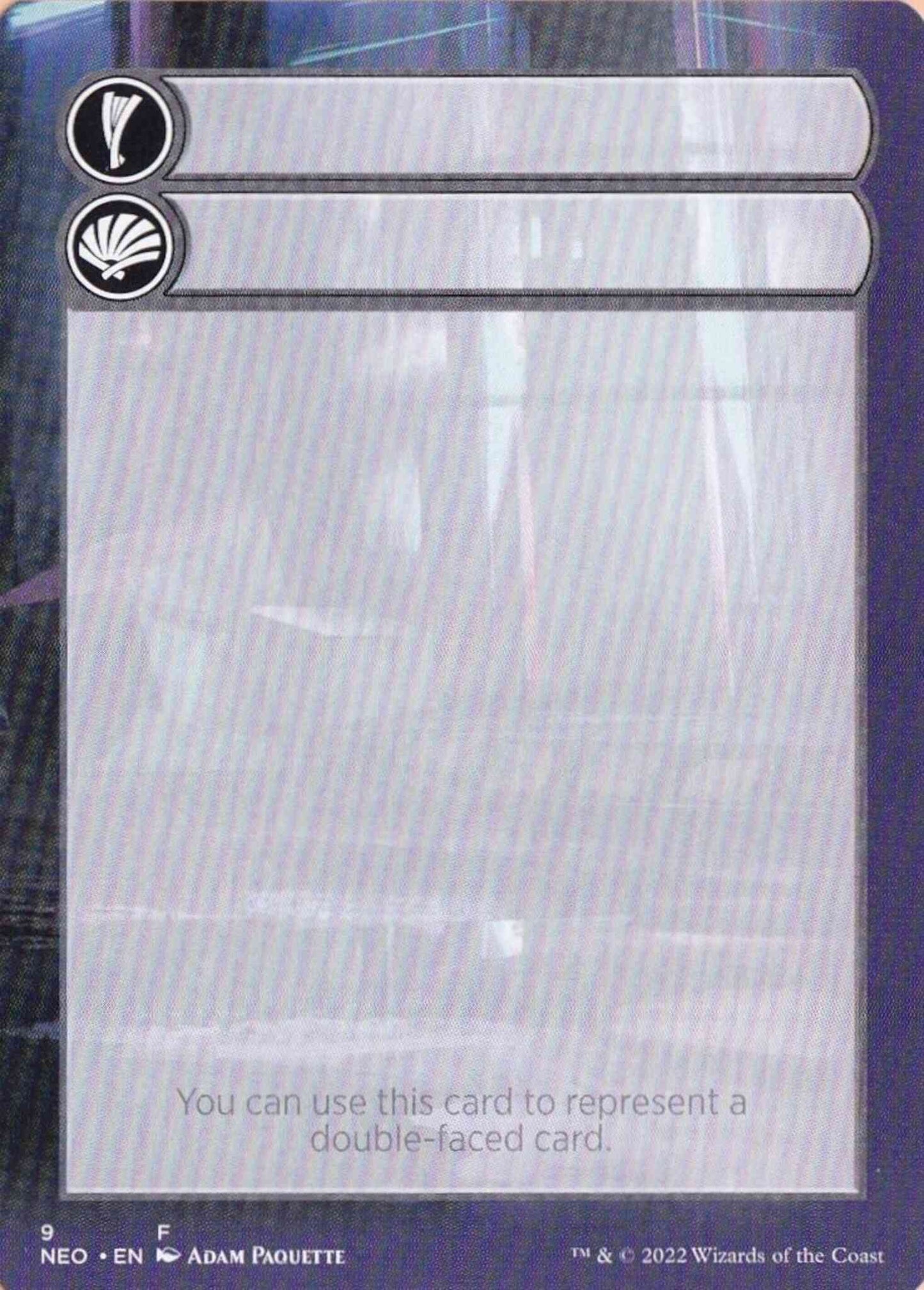 Double-Faced Substitute Card [09] [Kamigawa: Neon Dynasty Substitute Cards] [Non-Foil]