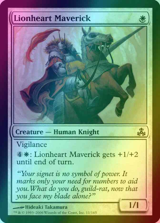Lionheart Maverick [11] [Guildpact] [Foil]