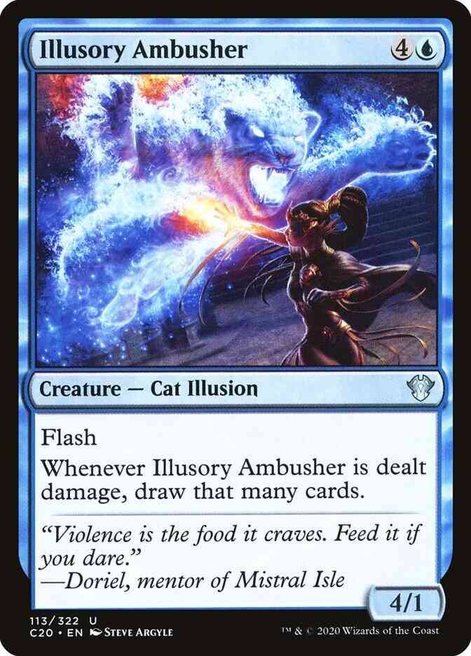 Illusory Ambusher [113] [Commander 2020] [Non-Foil]