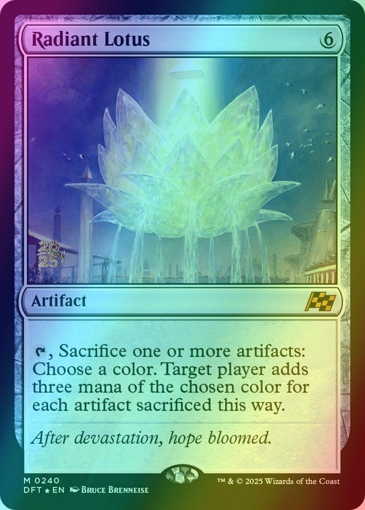 Radiant Lotus [240s] [Prerelease] [Aetherdrift: Promos] [Foil]