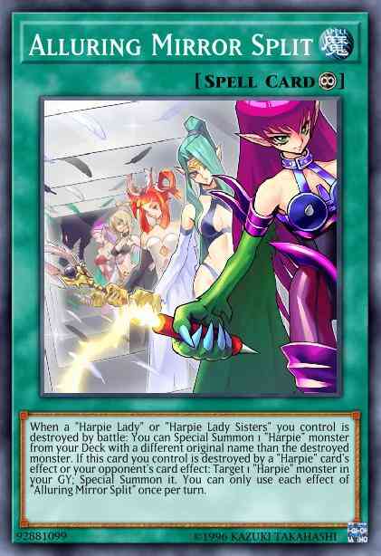 Alluring Mirror Split - LED4-EN003 - Ultra Rare - 1st Edition