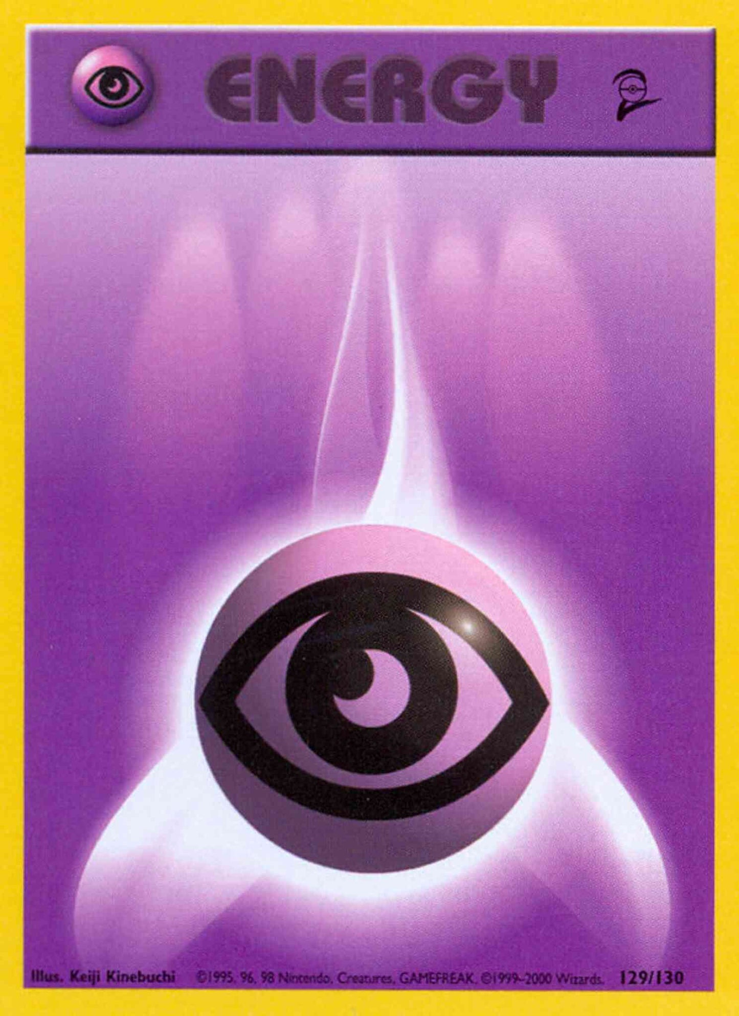 Psychic Energy - 129/130 - Common [base4-129] [Non-Holo]