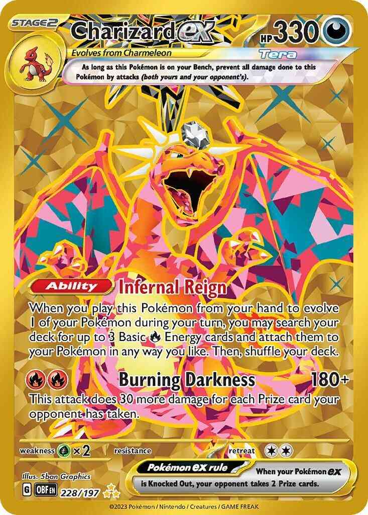 Charizard ex - 228/197 - Hyper Rare [sv03-228] [Secret]