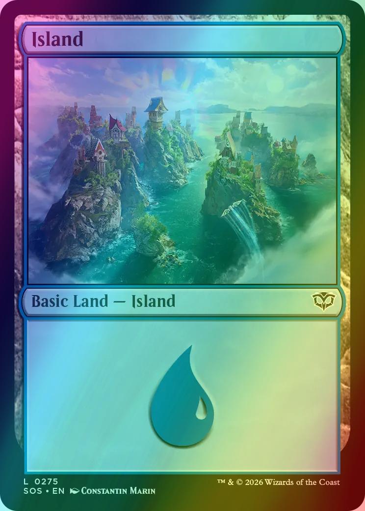 Island [275] [Secrets of Strixhaven] [Foil]