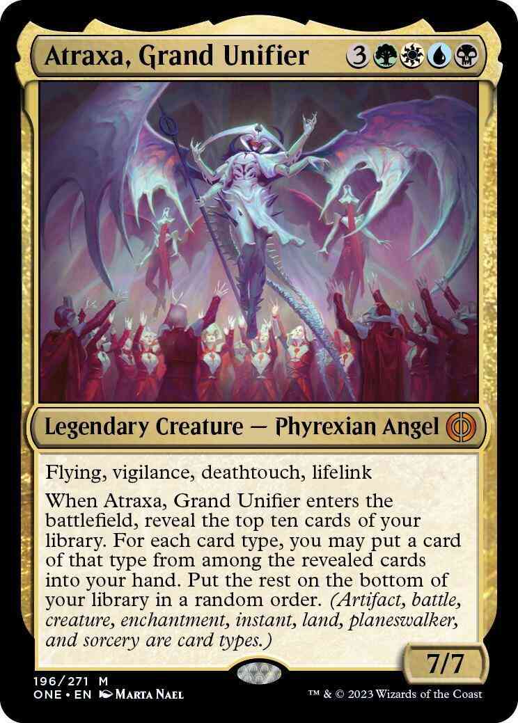 Atraxa, Grand Unifier [196] [Phyrexia: All Will Be One] [Non-Foil]