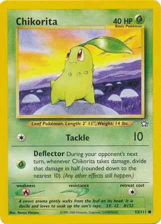 Chikorita - 53/111 - Common - Unlimited [neo1U-53] [Non-Holo]