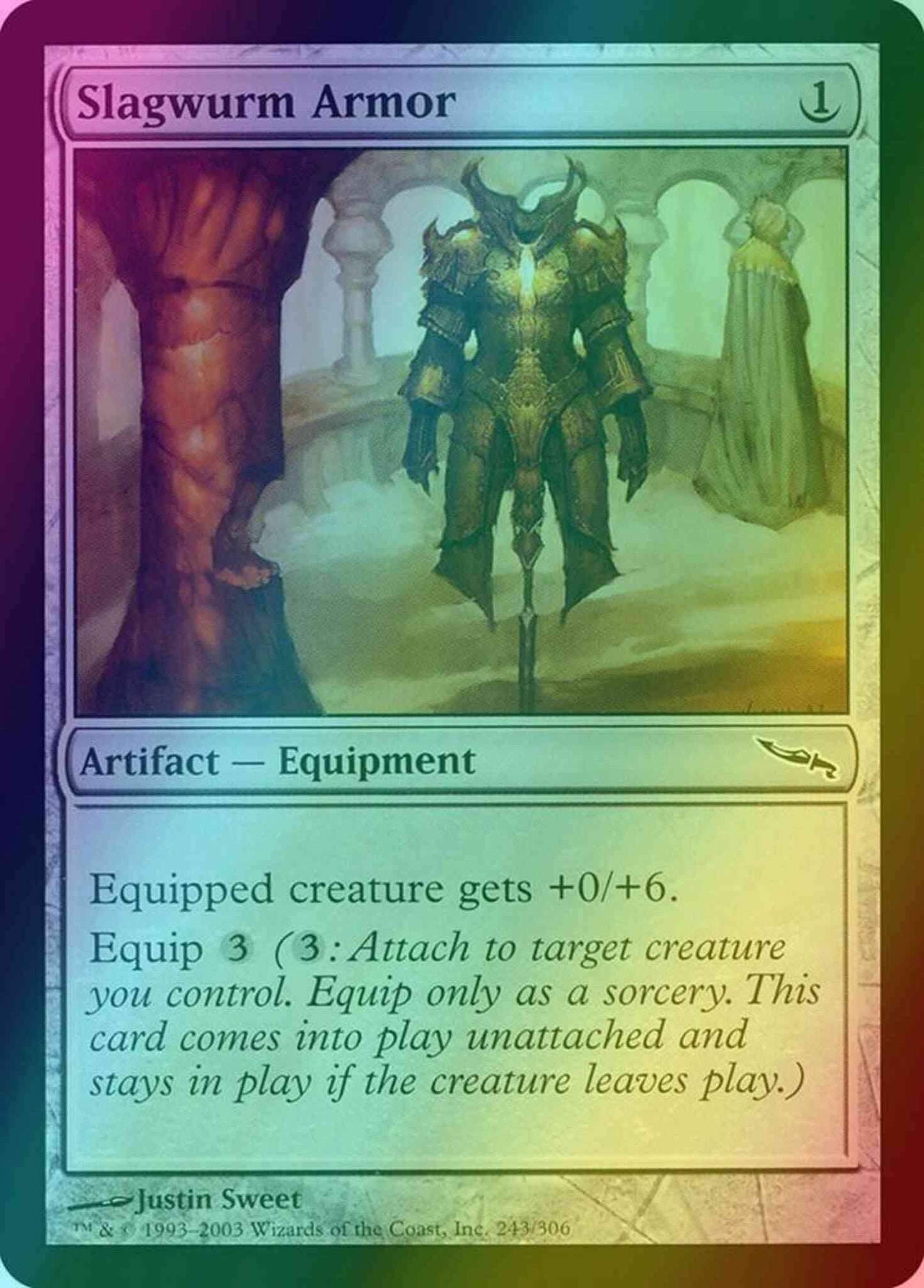 Slagwurm Armor [243] [Mirrodin] [Foil]