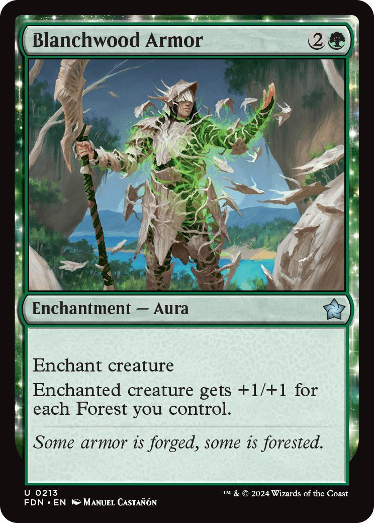 Blanchwood Armor [213] [Foundations] [Non-Foil]