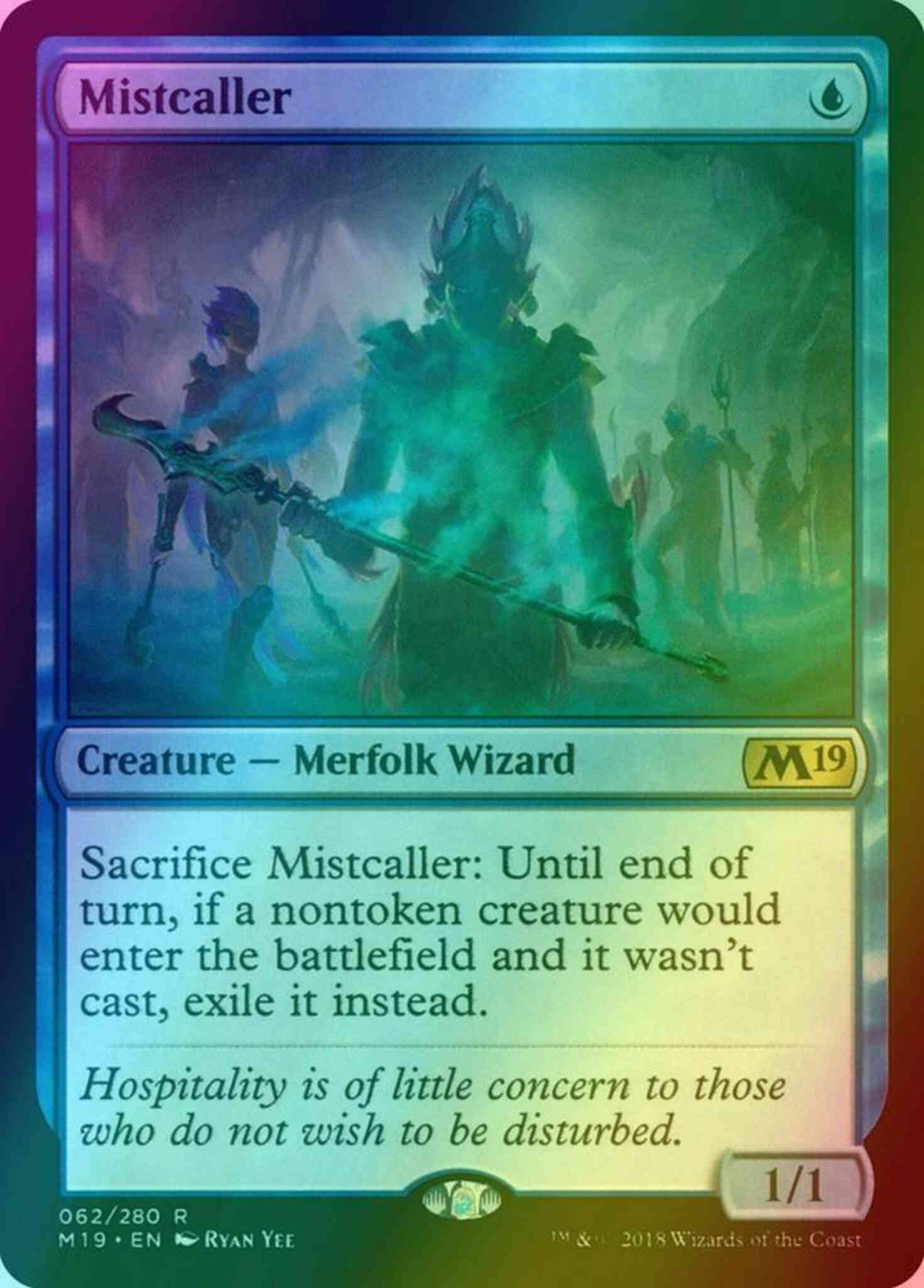 Mistcaller [62] [Core Set 2019] [Foil]