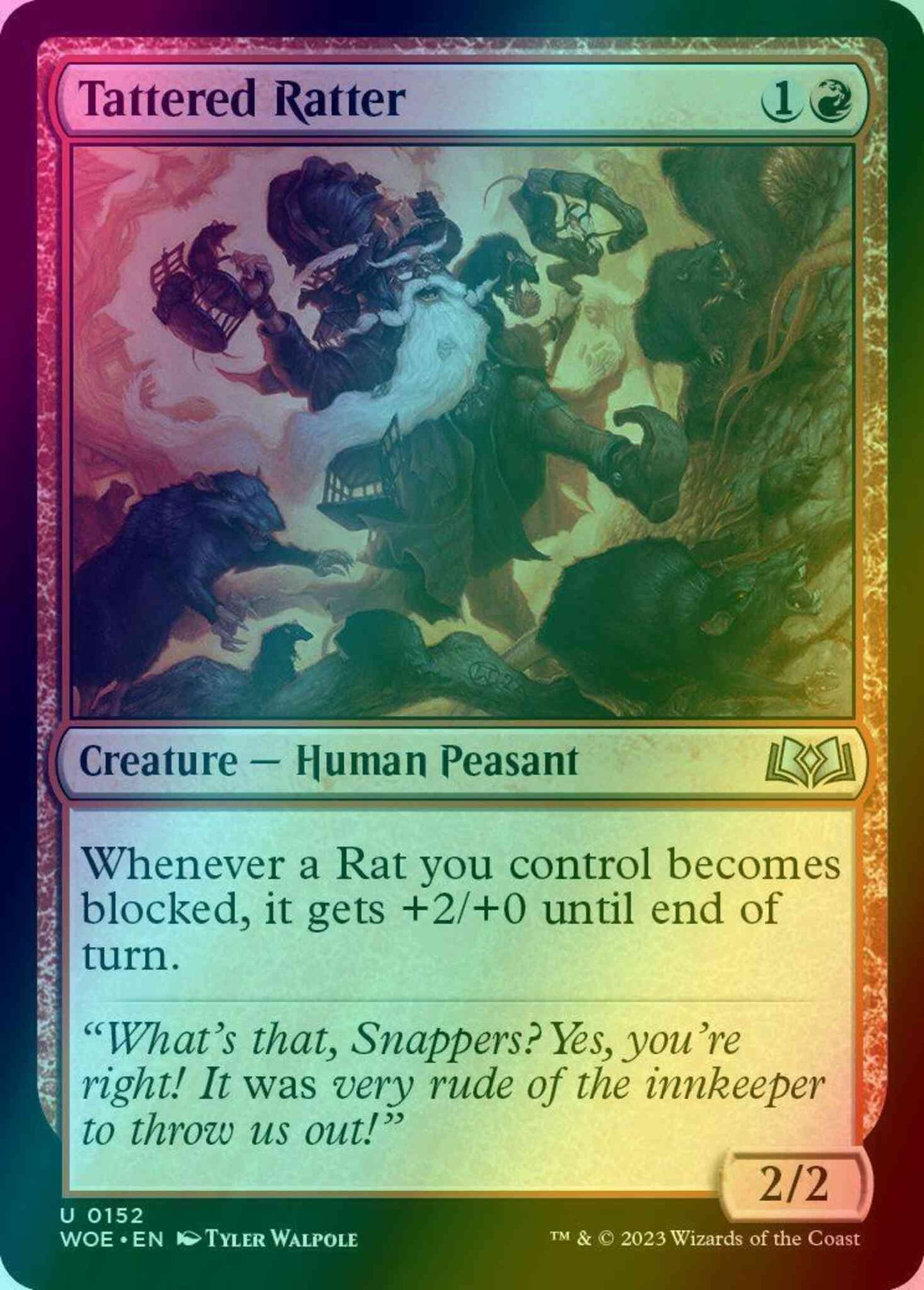 Tattered Ratter [152] [Wilds of Eldraine] [Foil]