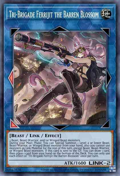 Tri-Brigade Ferrijit the Barren Blossom - PHRA-EN046 - Ultra Rare - 1st Edition