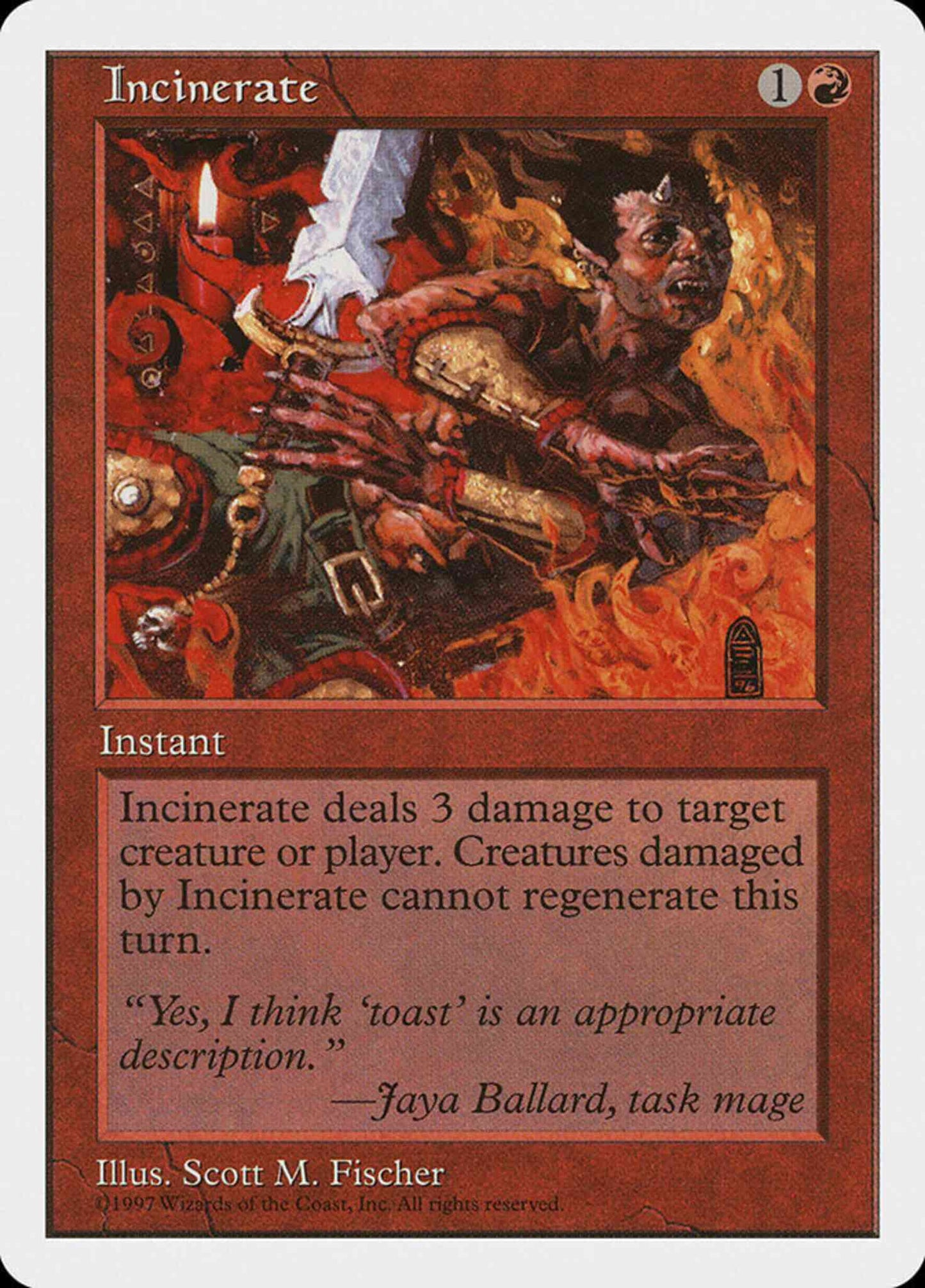 Incinerate [242] [Fifth Edition] [Non-Foil]