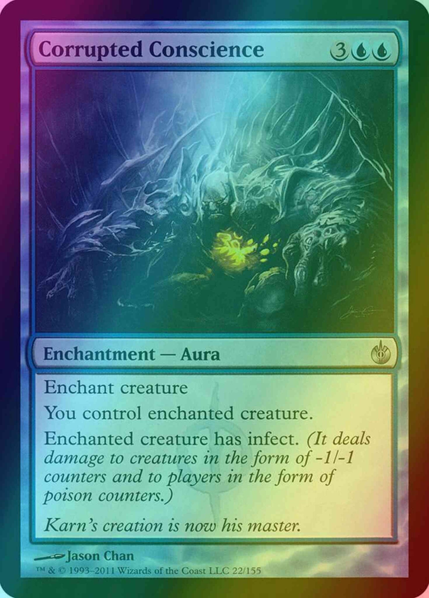 Corrupted Conscience [22] [Mirrodin Besieged] [Foil]