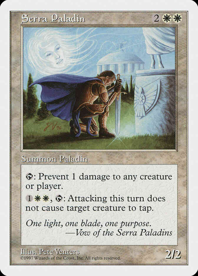 Serra Paladin [61] [Fifth Edition] [Non-Foil]