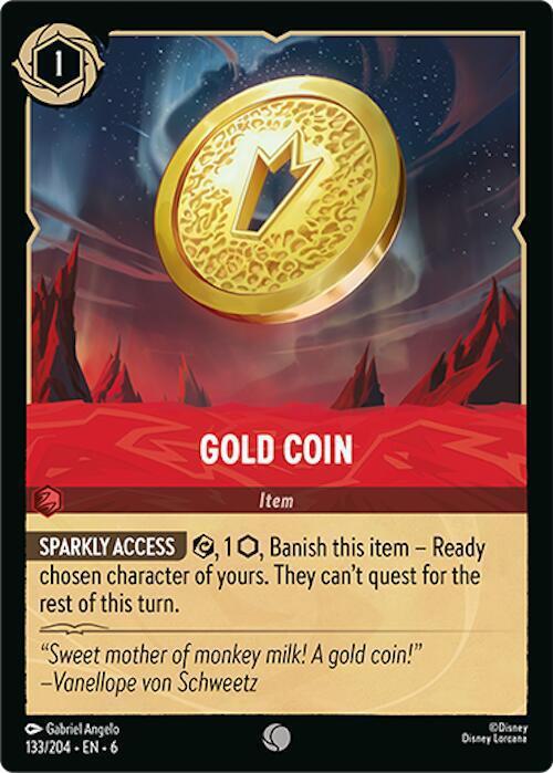 Gold Coin - 133/204 [Azurite Sea] [Non-Foil]