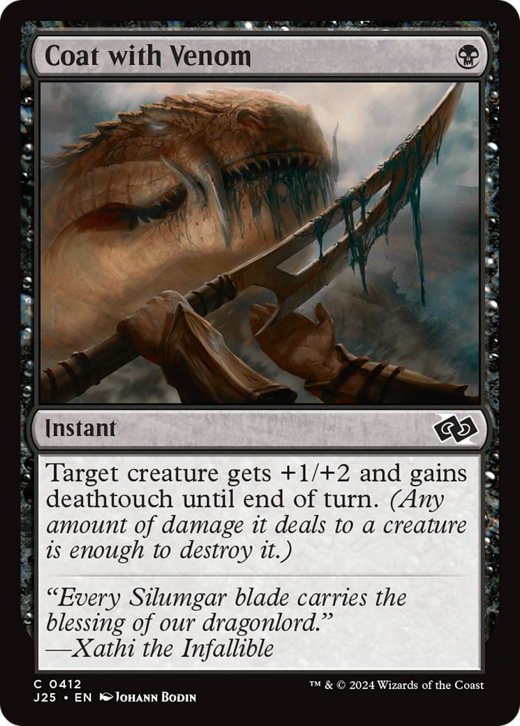 Coat with Venom [412] [Foundations: Jumpstart] [Non-Foil]