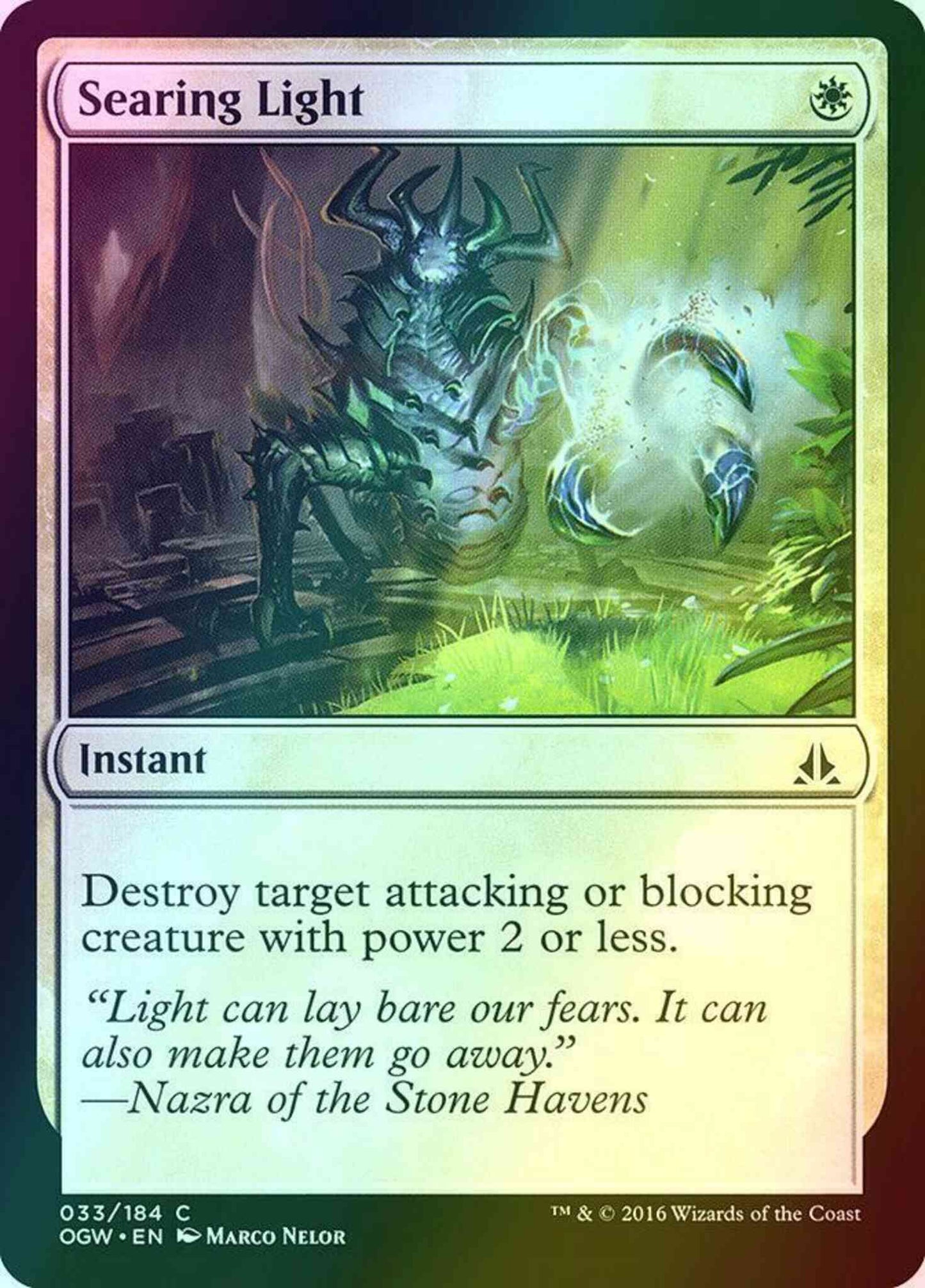 Searing Light [33] [Oath of the Gatewatch] [Foil]